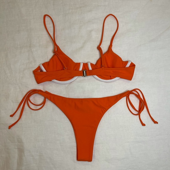 ZAFUL Tie Underwire Balconette Bikini - Picture 4 of 6